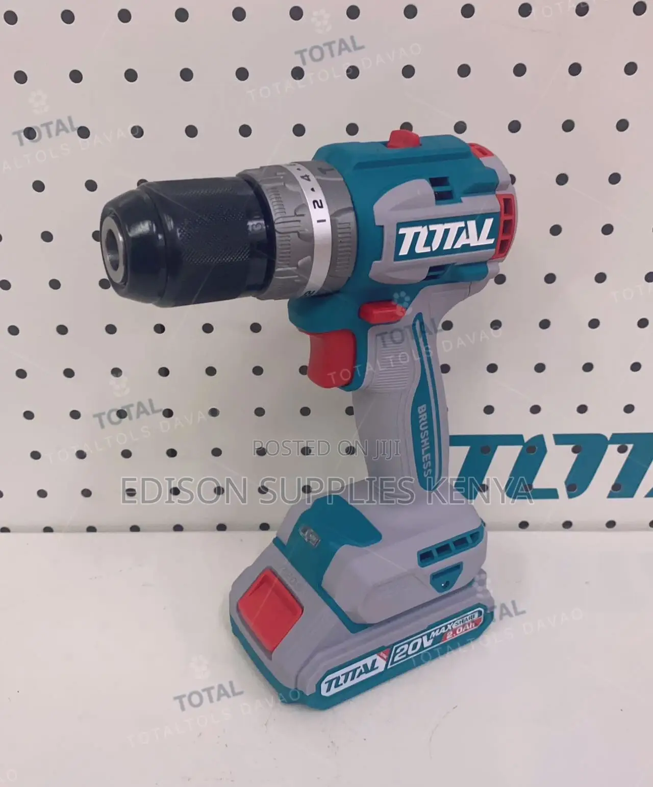 Cordless Drill Total 20v Battery Powerful Impact Drill 60n.M