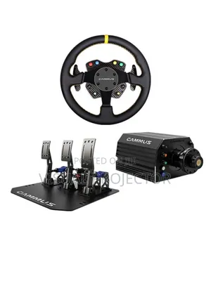 CAMMUS DDWB 15NM and LC100 Pedals and GT1 Steering Wheel