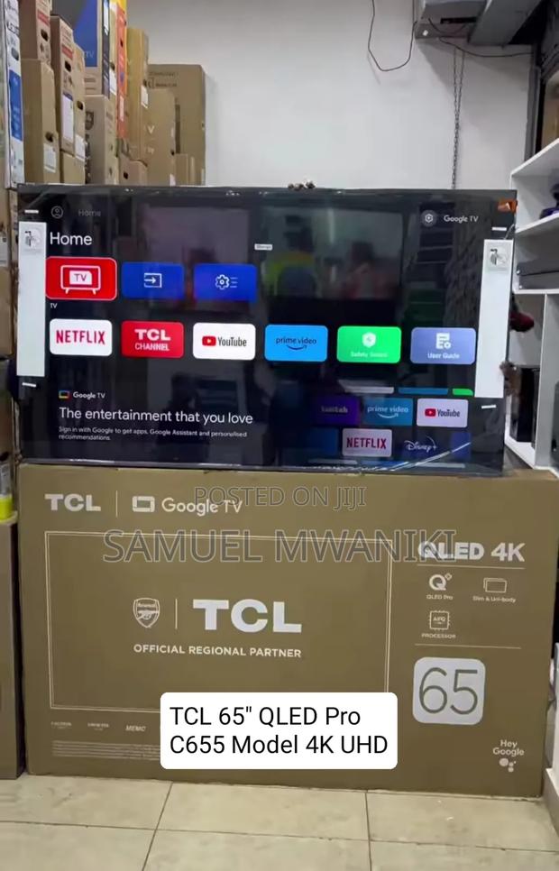 TCL 65" C655 Qled Pro Uhd Google Tv Has Voice Command, Bt - thumbnail 2
