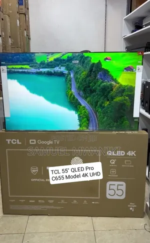 TCL 55" C655 Qled Pro Uhd Google Tv Voice Command, Bluetooth