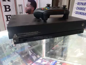 Xbox One X With Original Controllers