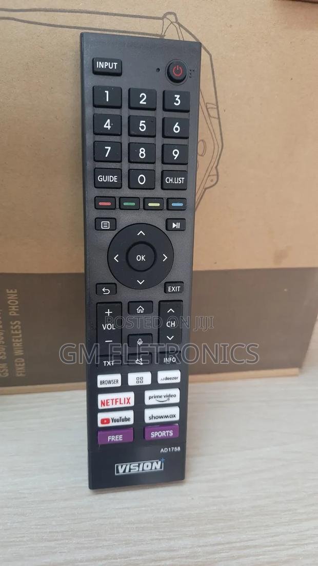 Replacement Remote for VISION+ 50" Uhd Vidaa Smart TV. - main view