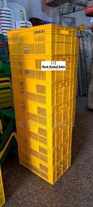 Yellow Plastic Crates Available - thumbnail 2