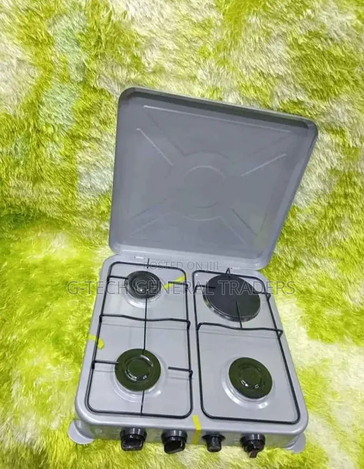 Nunix 3gas+1electric Plate Auto Ignition Gas Stove
