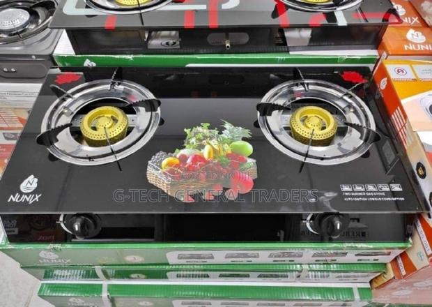 Nunix Gt-004 Auto Ignition 2burner Glass Top