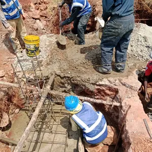 Galvanized Steel Water Tower Construction in Kenya
