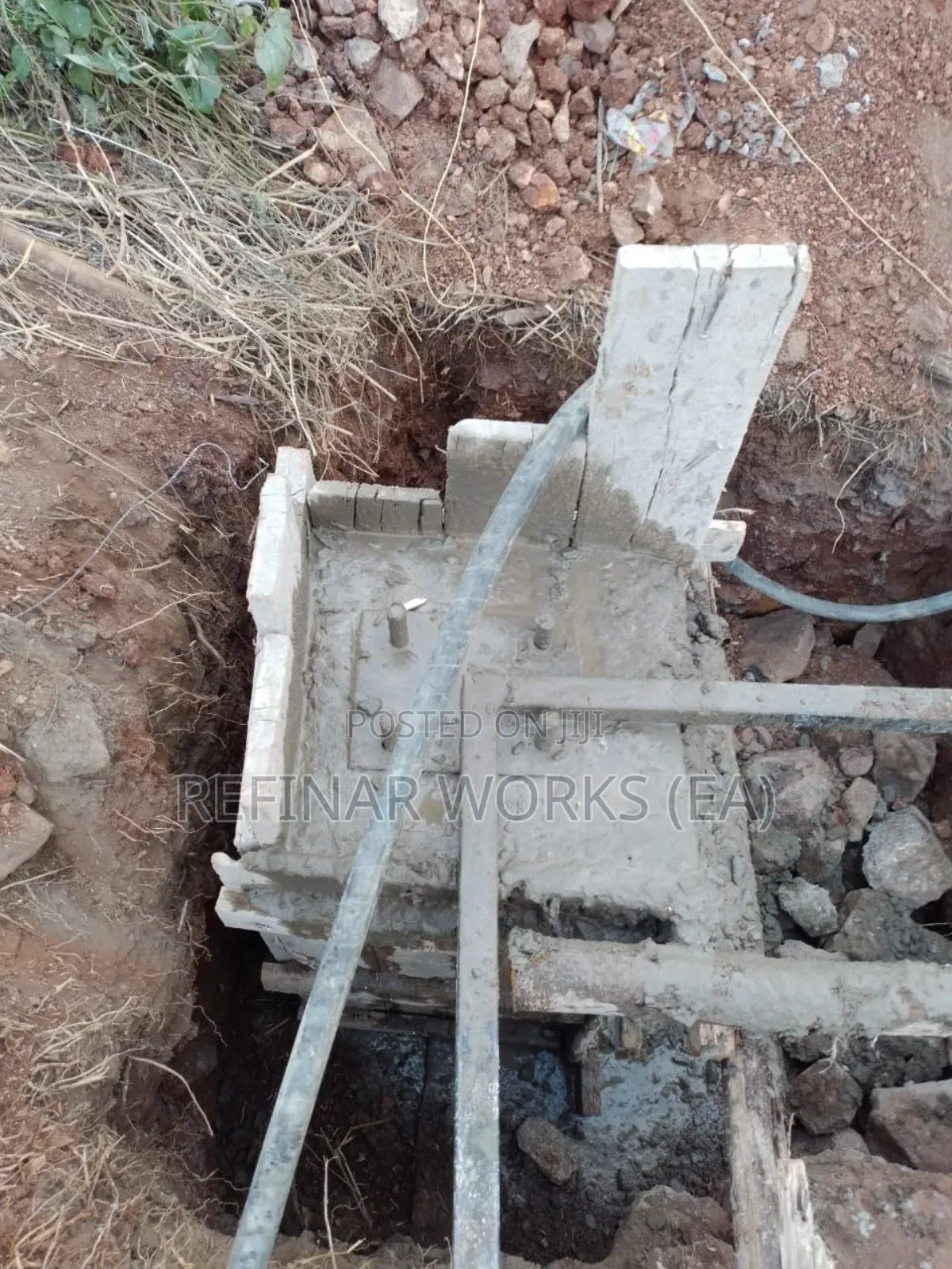 Galvanized Steel Water Tower Construction in Kenya