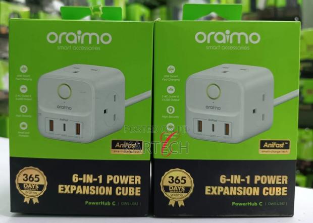 Oraimo Powerhub C OWS-U342 6 in 1 Power Expansion Cube - main view
