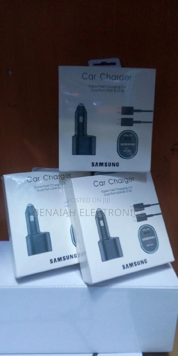 Samsung Car Chargers.(Fast Car Charger)Dual Port - main view
