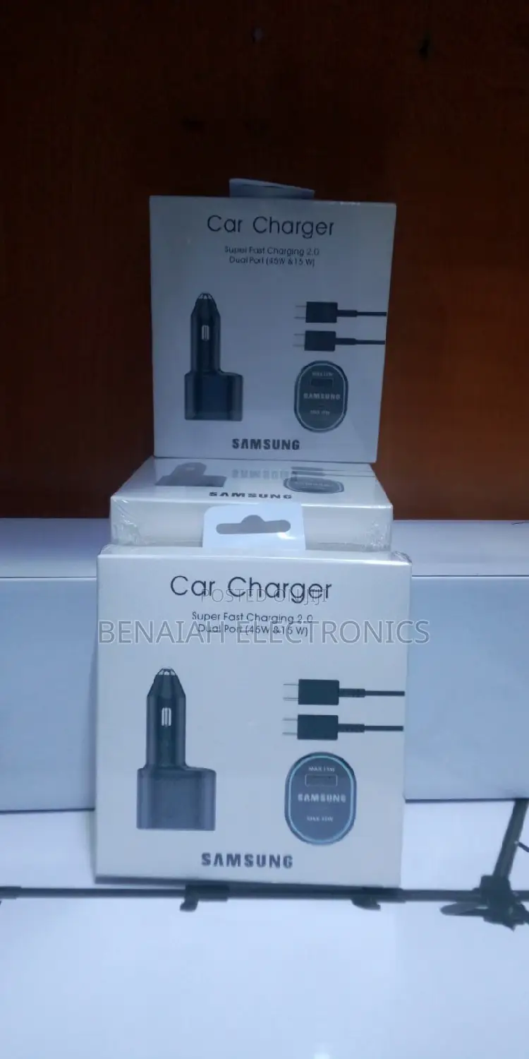 Samsung Charger.Super Fast Car Charger.(Dual Port)