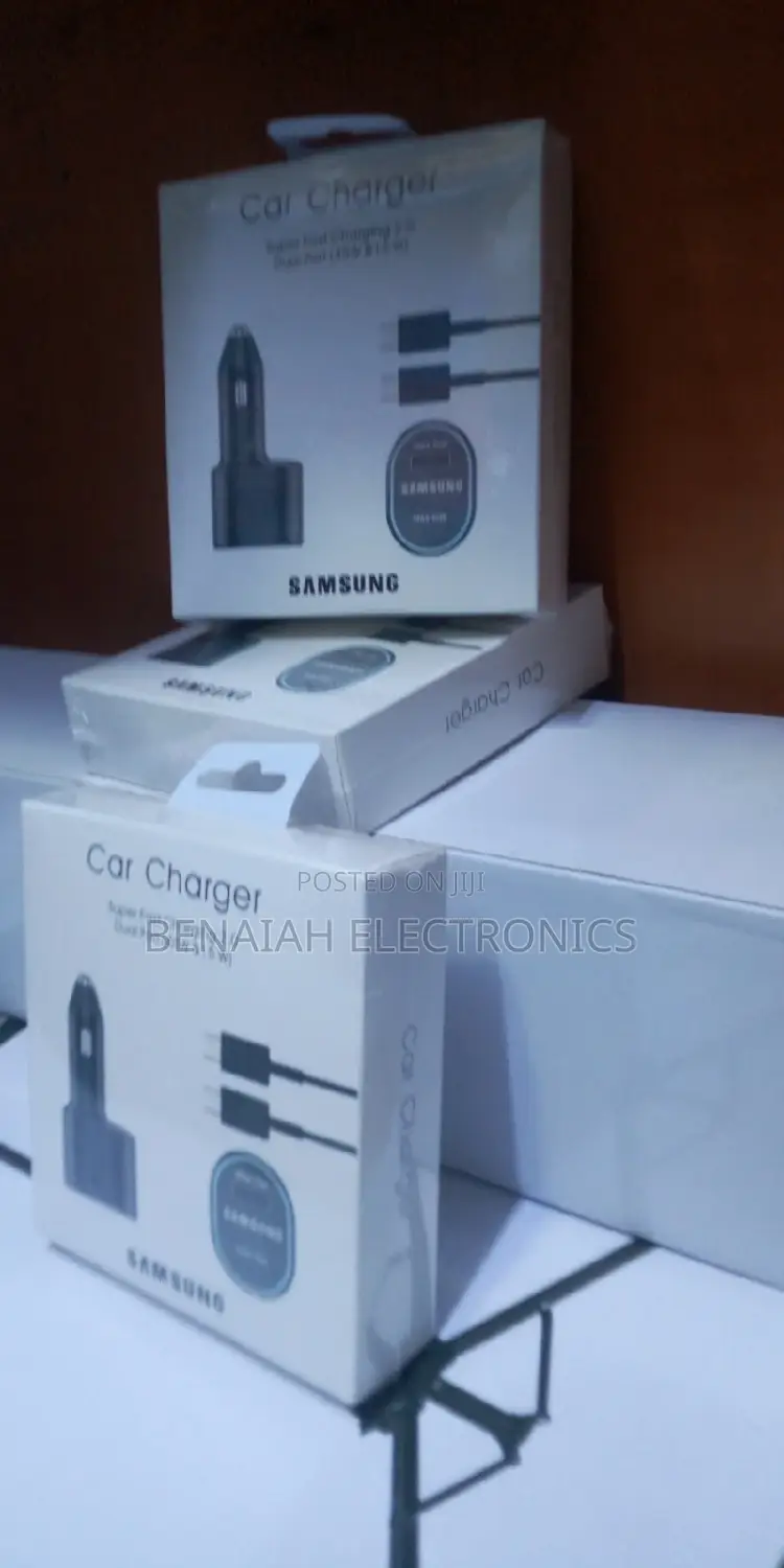 Samsung Charger.Super Fast Car Charger.(Dual Port)