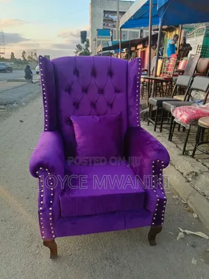 Pedicure Seat or King Chair, Purple 