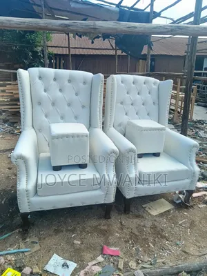King Chairs or Pedicure Seats, Cream White 