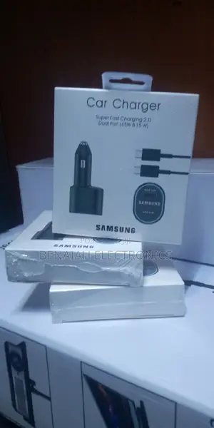 Samsung Car Charger.Max 45 Watts.(New Arrival)