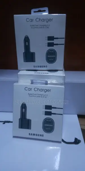 Samsung Car Charger.Fast Charging (45watts) New