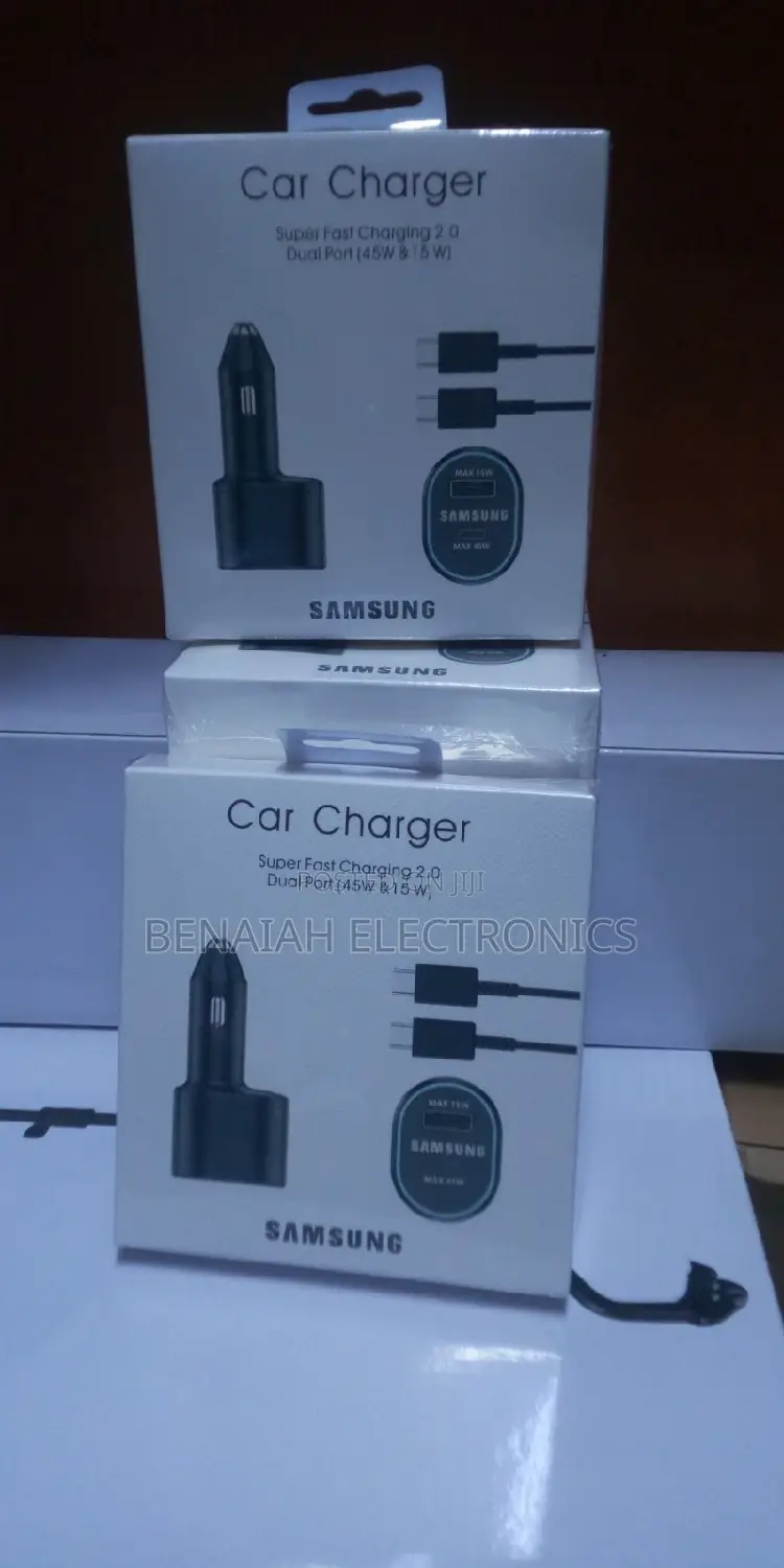 Samsung Car Charger.Fast Charging (45watts) New