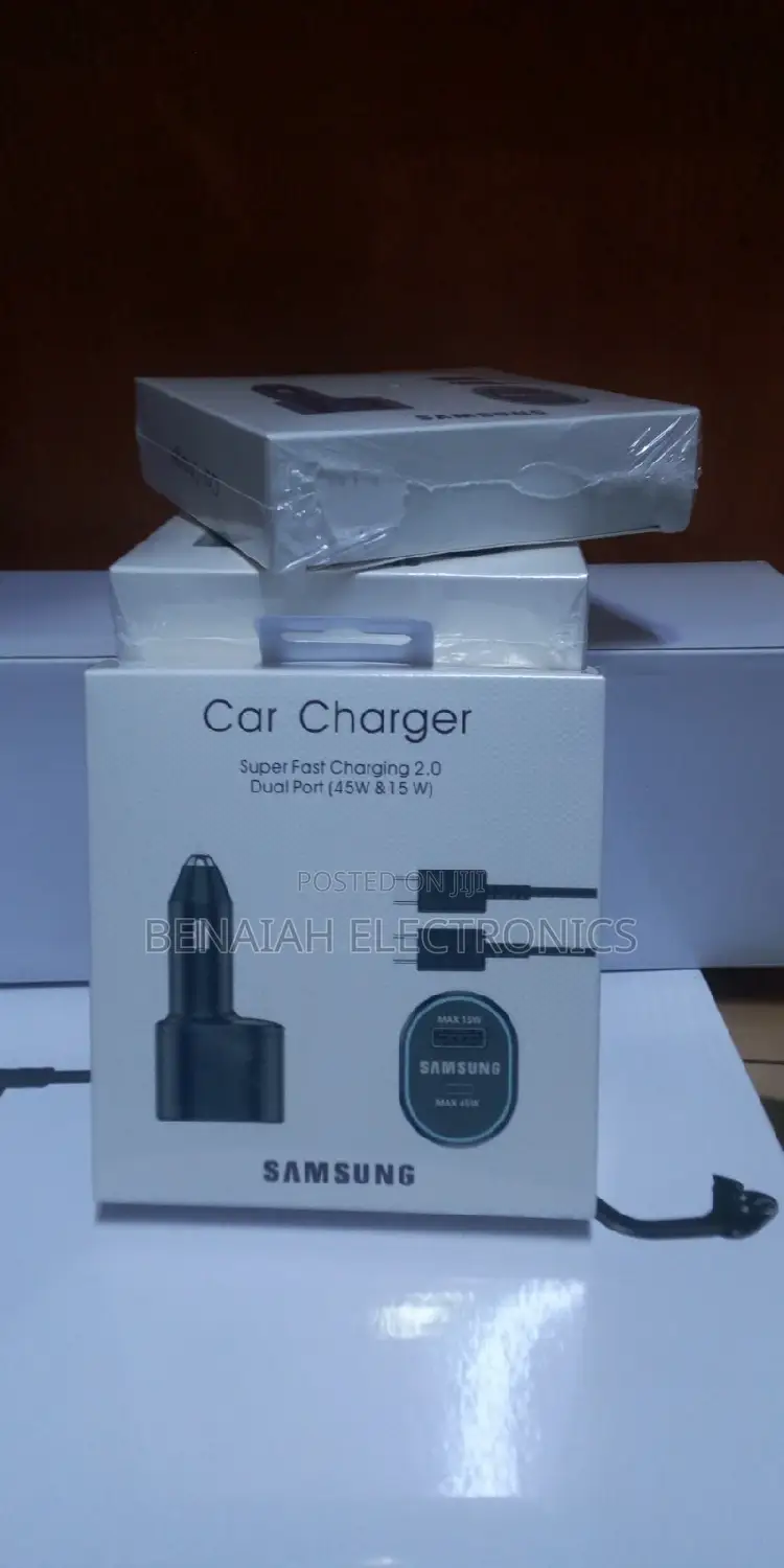 Samsung Car Charger.Fast Charging (45watts) New