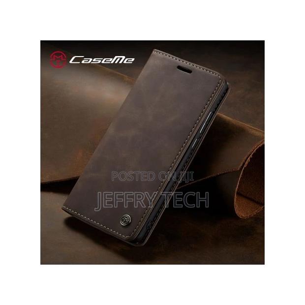 Leather Flip Case-Compatible REDMI NOTE 12 PRO- BROWN - main view