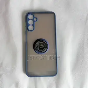 Case With Ring-Compatible Samsung A14- BLUE