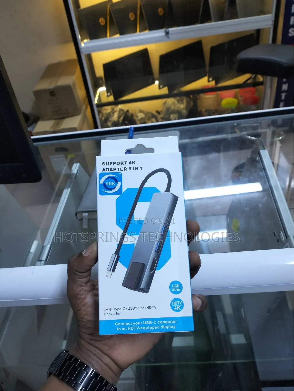 Lan +Type-C+Usb3.0*2+Hdtv Converter