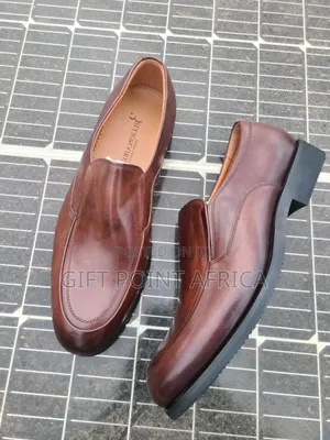 Brown Leather Billionaire Official Shoes for Men