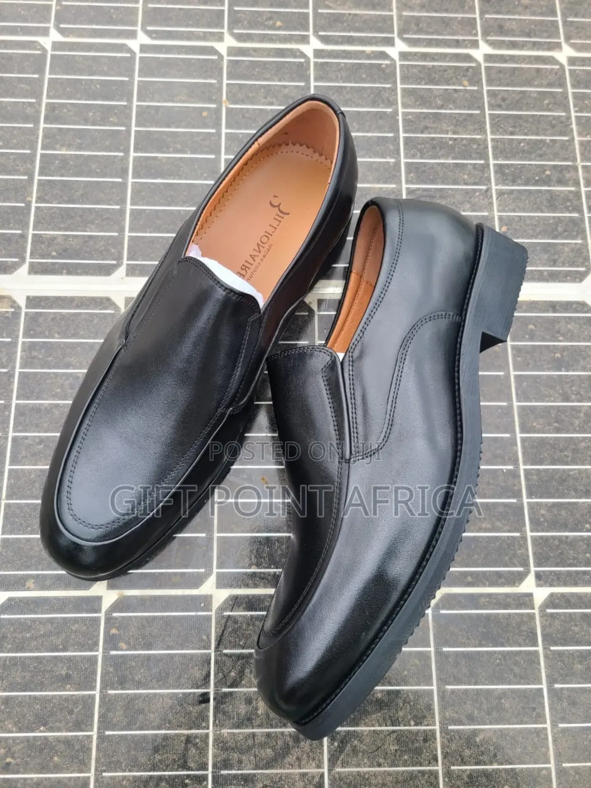 Black Leather Billionaire Official Shoes