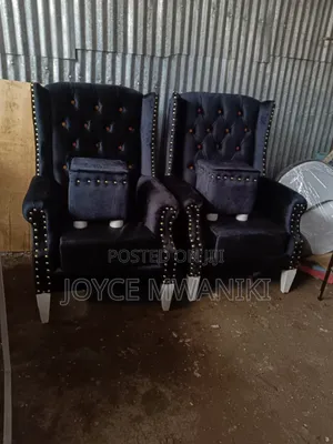 King Chairs or Pedicure Seats, Black 