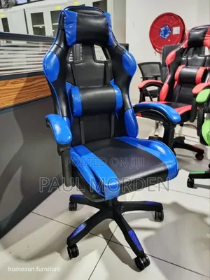 Adjustable Blue Gaming Chair