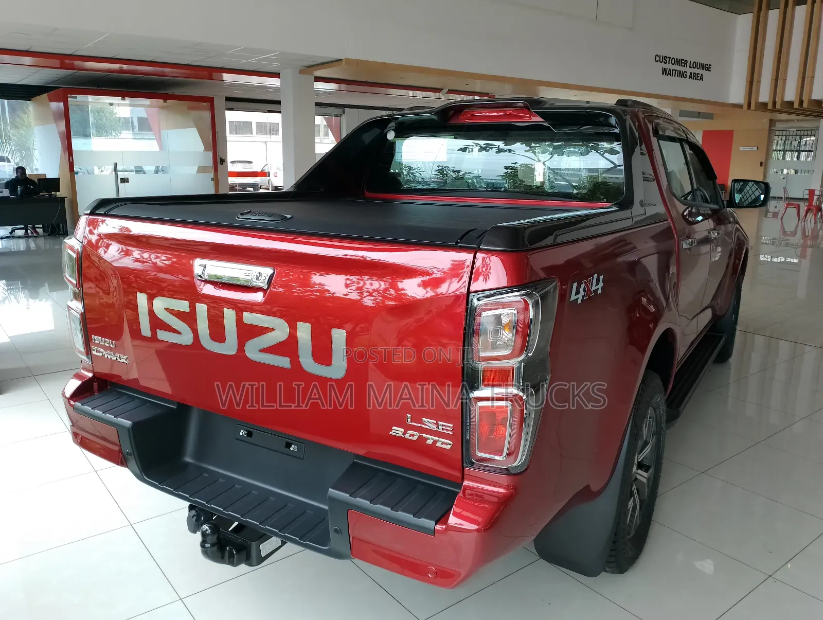 New Isuzu D-MAX 2024 Red