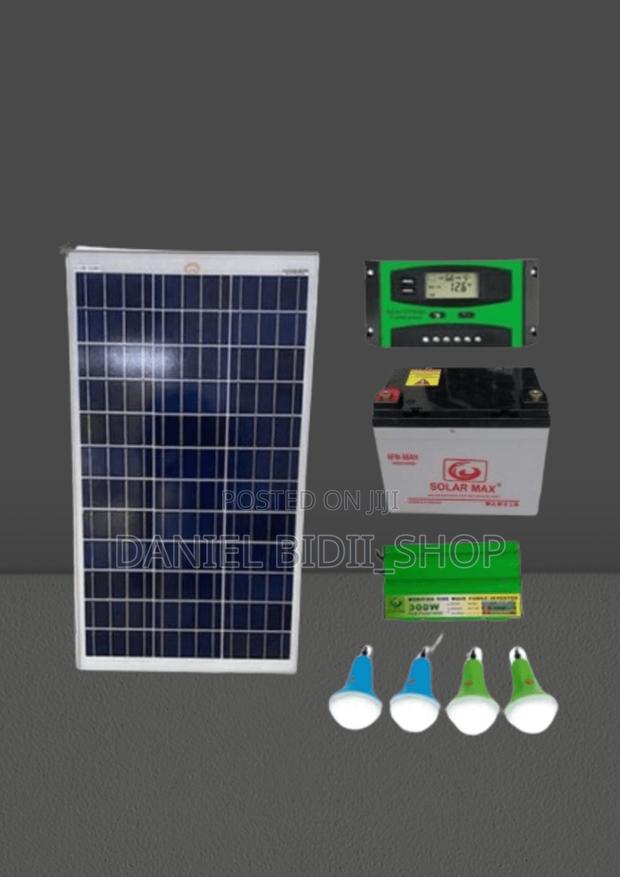 100 Watts Complete Solar Kit - main view