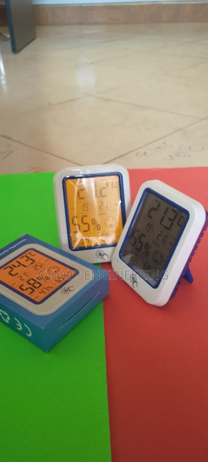 Office Thermometer With Hygrometer for Air Quality