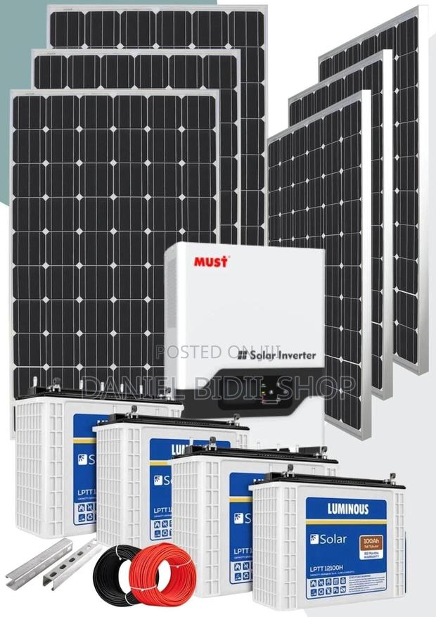 Luminous Tubular 2,400watts Solar System Kit - main view