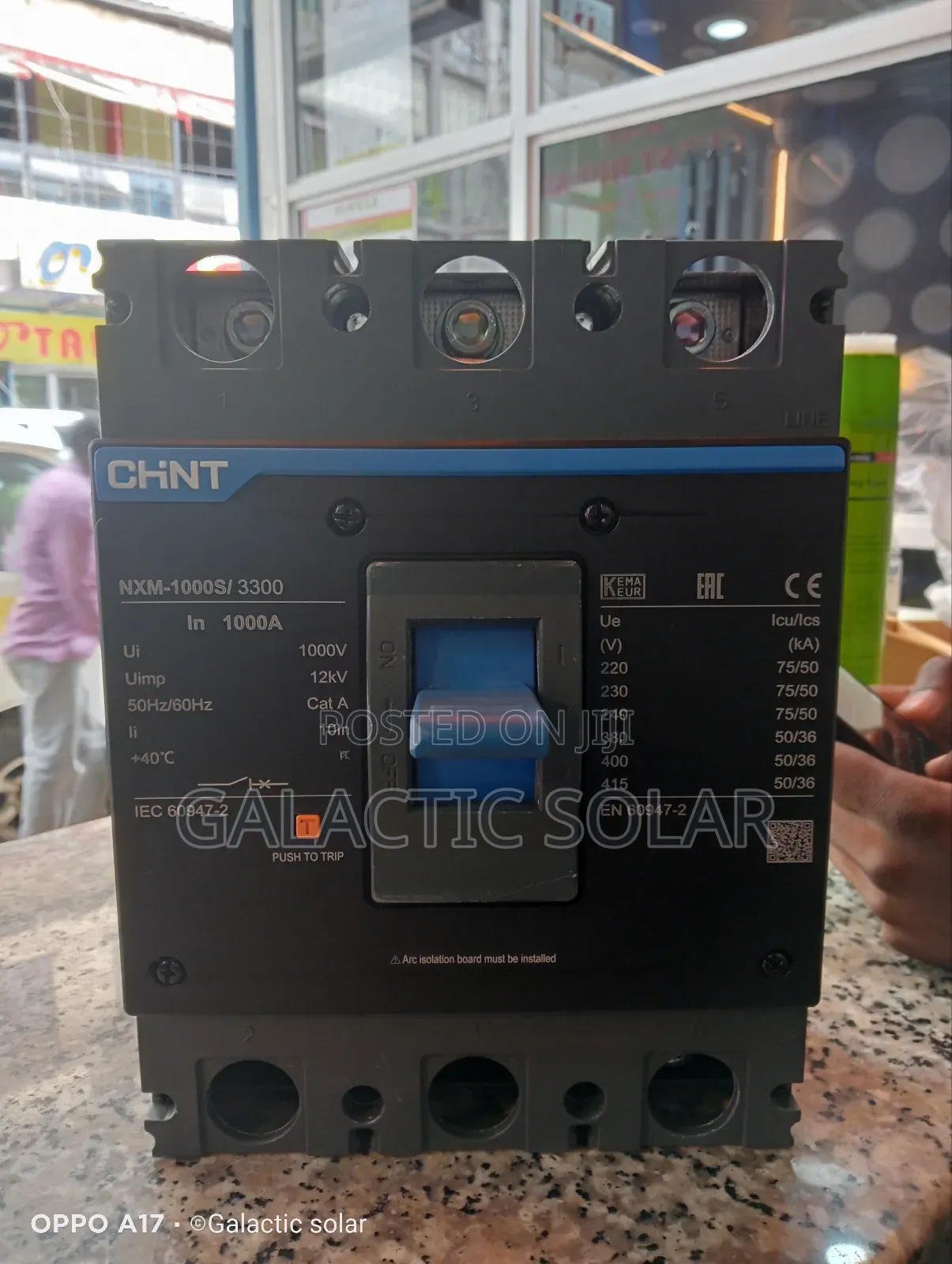 McCb 3pole 1000a 1000vac