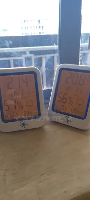 Office Digital Hygrometer for Workspace Health