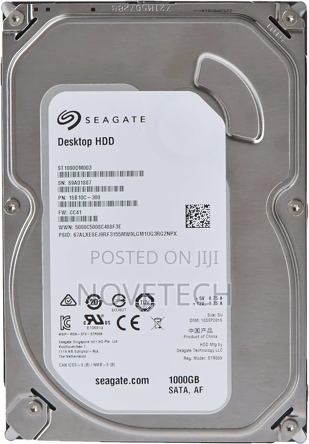 Seagate 1TB Desktop HDD