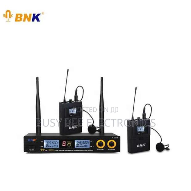 BNK Wireless Condles Gold Lapel Microphone System - main view