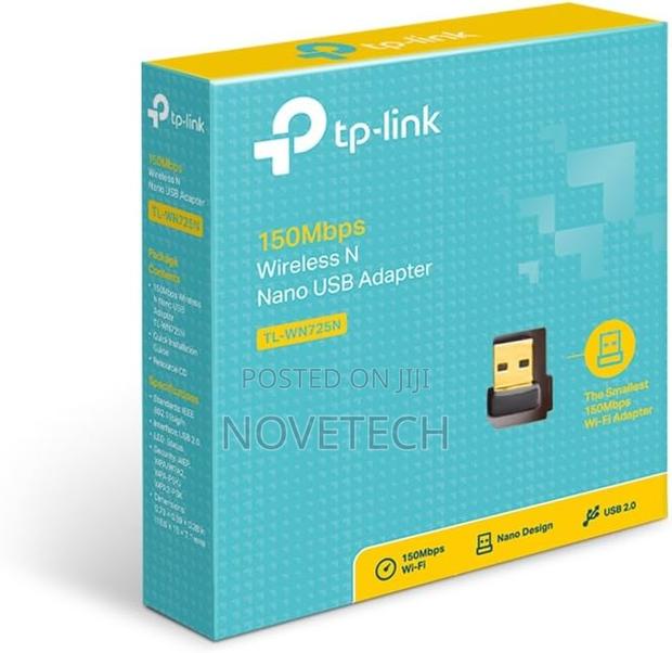 Tp-Link 150 MBPS Wireless Adapter, 2.4 Ghz, Wi-Fi DONGLE - thumbnail 2