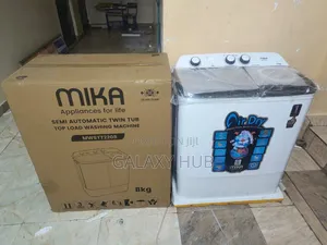 8kg Mika Semi Automatic Twin Tub Top Load Washing Machine