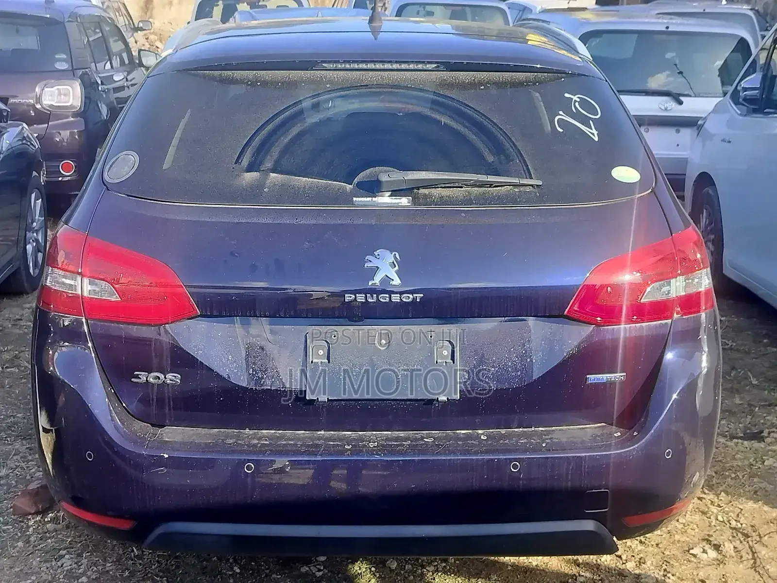 Peugeot 308 2017 Teal
