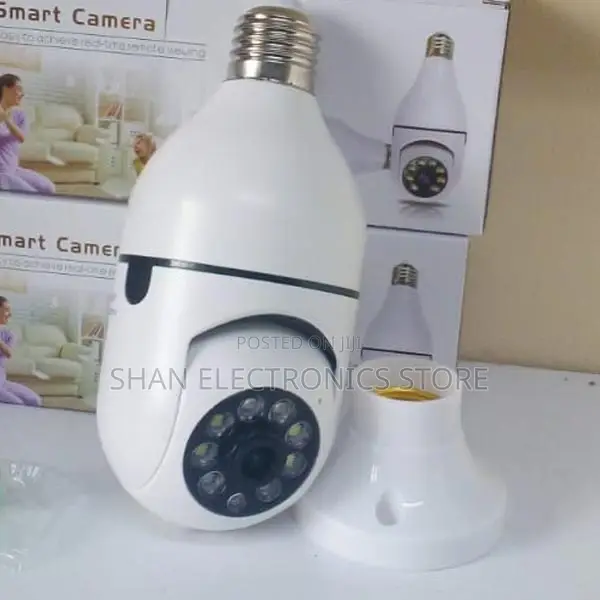 Durable360° PTZ Panoramic Bulb CCTV Wireless Security Camera