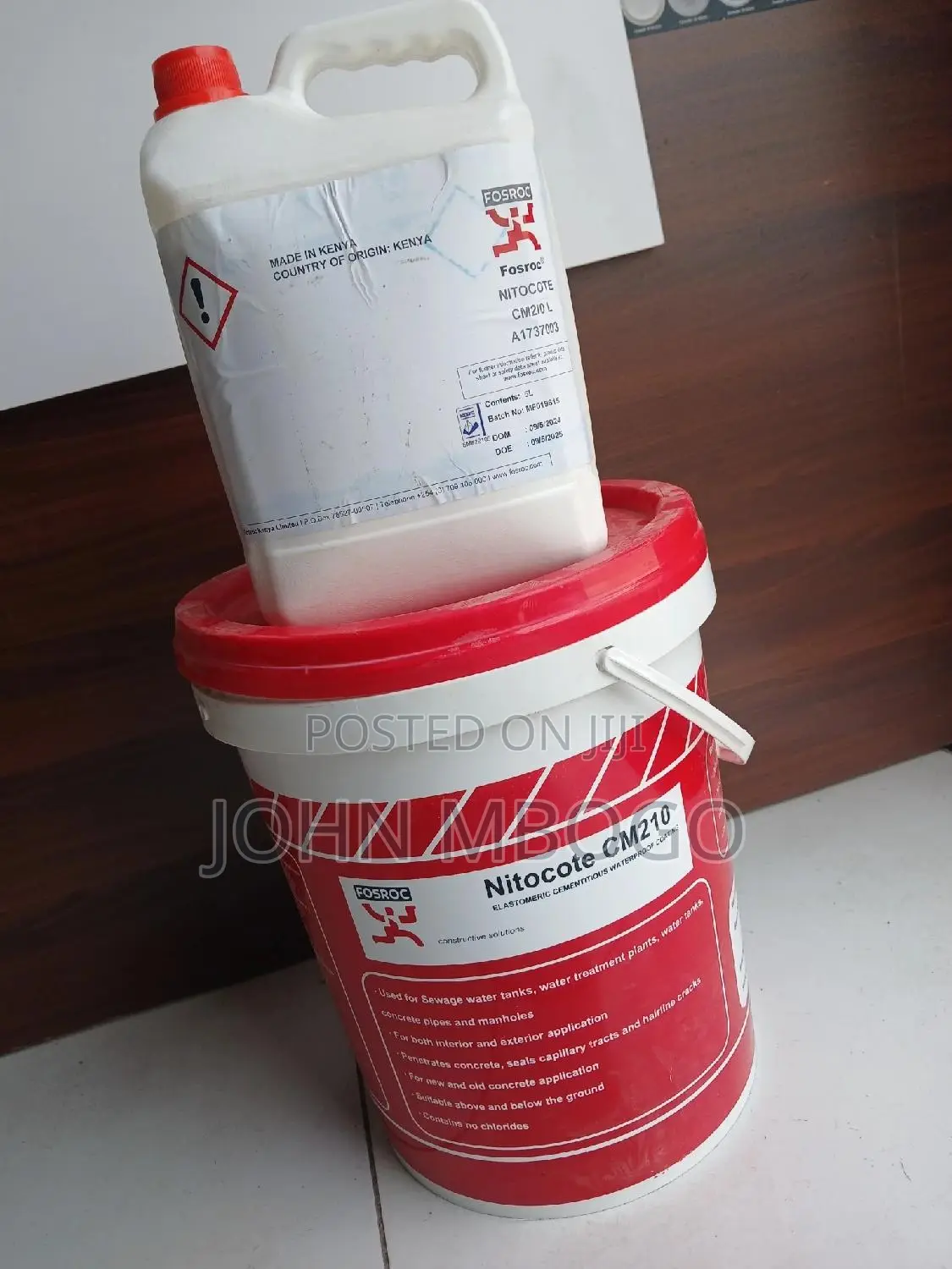 Nitocote CM210 . Waterproofing for Tanks