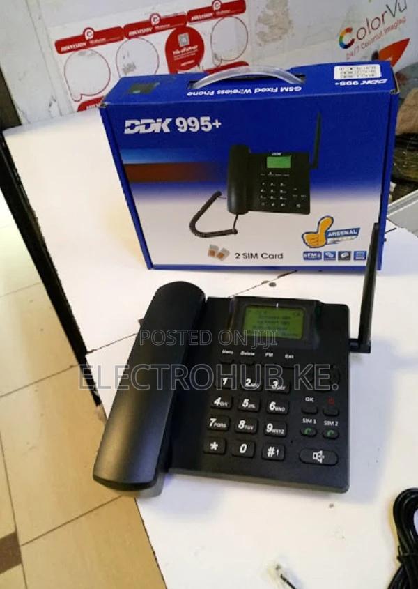 Dualsim Table/Landline GSM Phone- DDK 995+ - main view