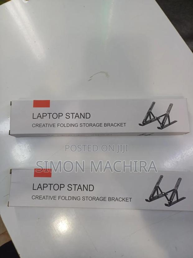 Adjustable Laptop Stand. Metallic. - main view