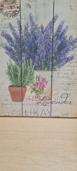 Lavender Pure Blue Wall Frame.