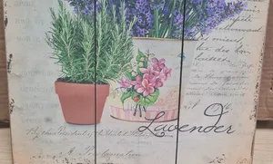 Lavender Pure Blue Wall Frame.