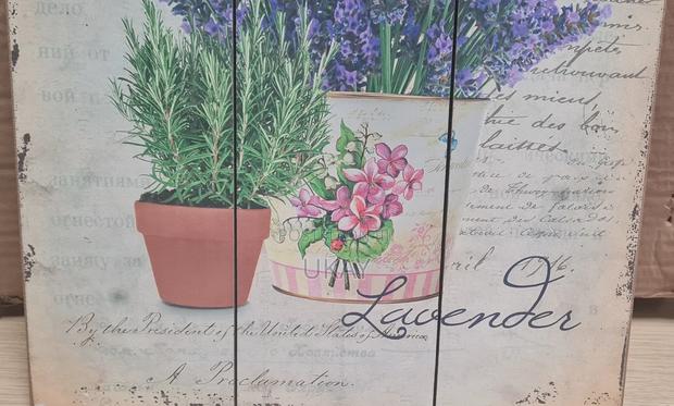 Lavender Pure Blue Wall Frame. - thumbnail 2