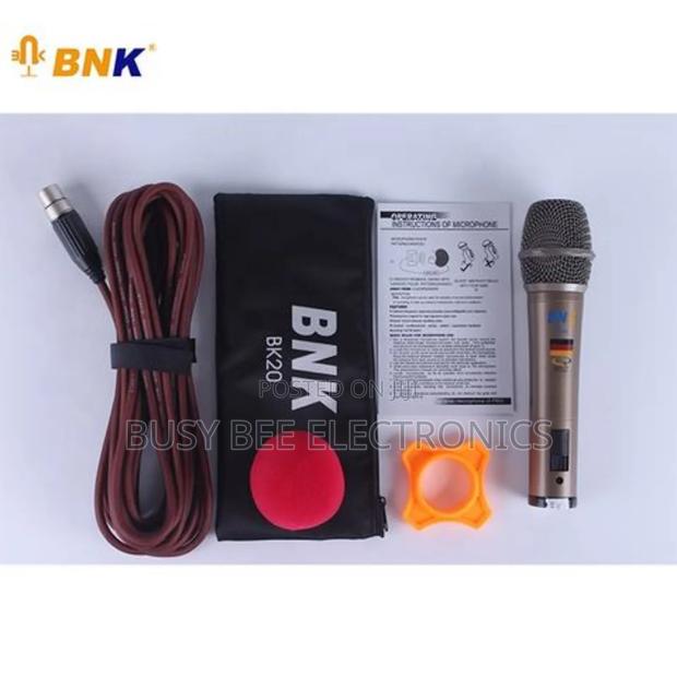 K Metal Body Microphone Wired Dynamic Microphone Bk 20