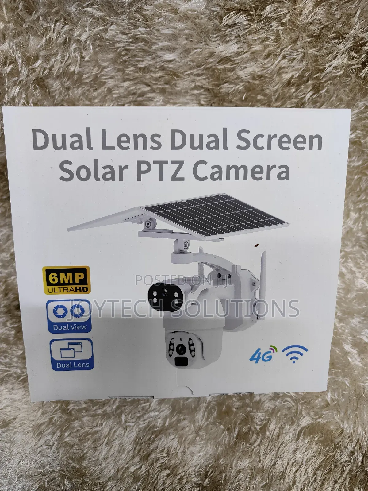 PTZ Dual Solar Panels Camera. With Dual Lens Cameras