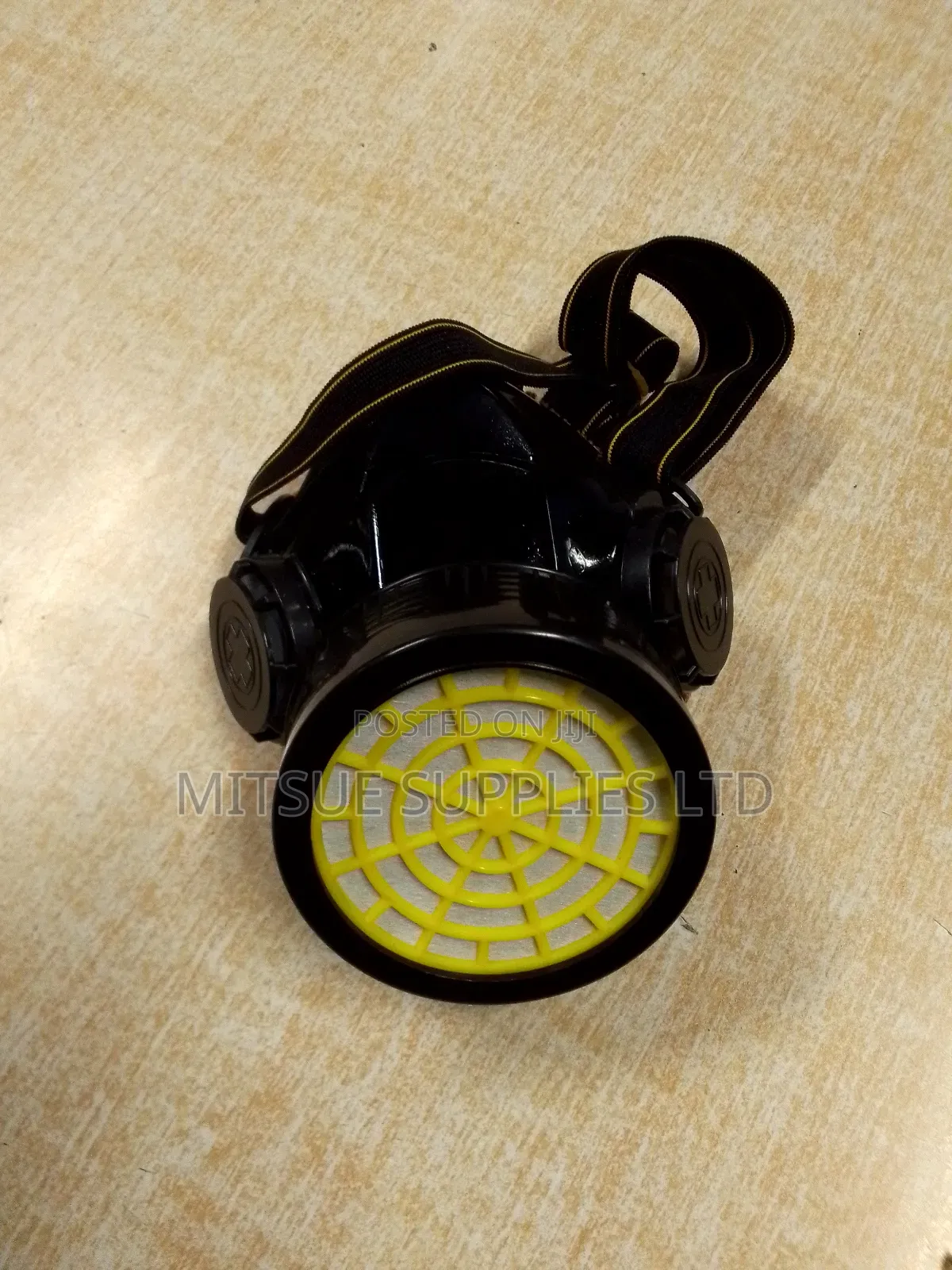 Gas Mask Double Respirator With 2 Chemical Cartridge