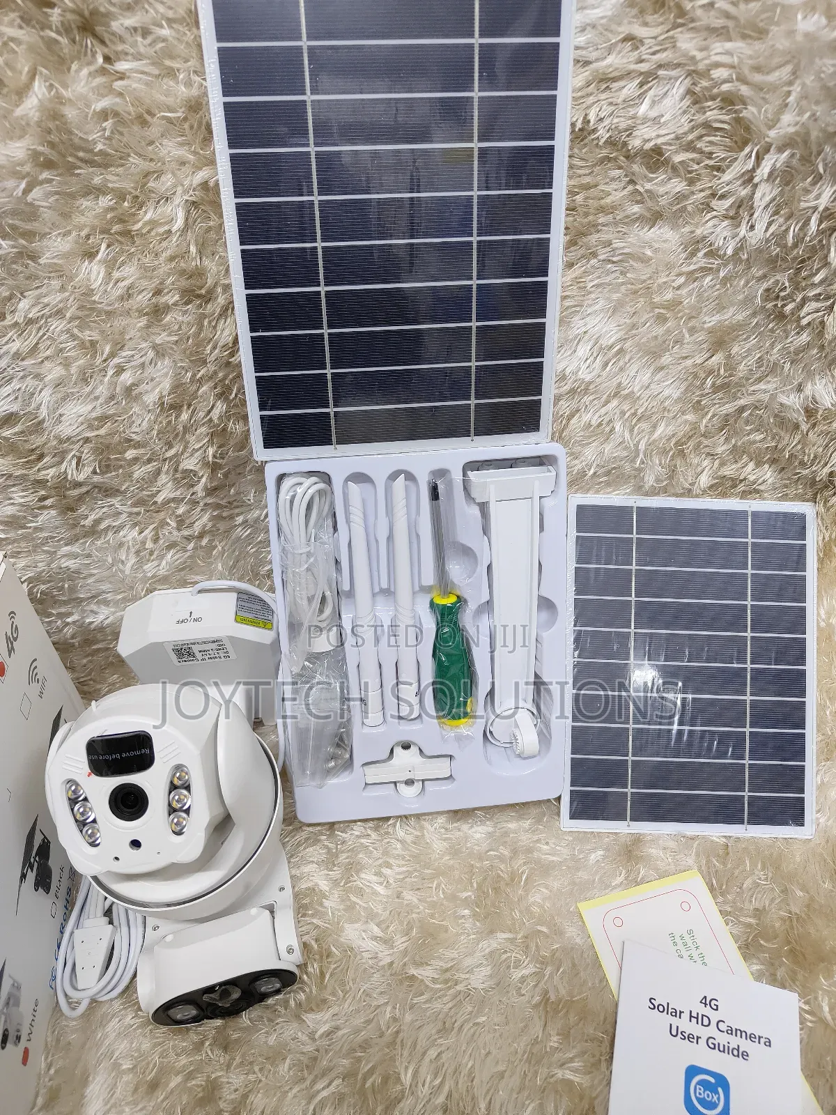 PTZ Dual Solar Panels IP Camera. With 1080 Dual Lens.